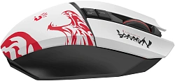 Мышь A4Tech Bloody R36 Ultra белый/черный/красный оптическая 12000dpi беспров. USB 7but (R36 ULTRA NARAKA USB)