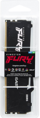 Память DDR5 32GB 5600MHz Kingston KF556C36BBEA-32 Fury Beast Expo RGB RTL Gaming PC5-44800 CL36 DIMM 288-pin 1.25В kit single rank с радиатором Ret