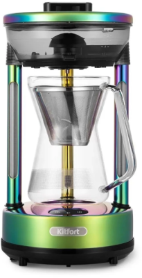 Кофеварка капельная Kitfort КТ-7488 600Вт зеленый