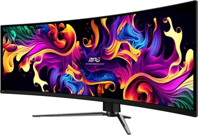 Монитор MSI 49" MPG 491CQPX QD-OLED черный QD OLED LED 0.03ms 32:9 HDMI матовая HAS Piv 1000:1 250cd 178гр/178гр 5120x1440 240Hz DP DQ USB 10.3кг