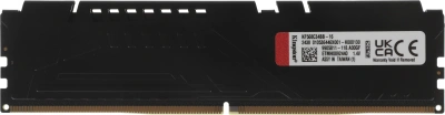 Память DDR5 16GB 6800MHz Kingston KF568C34BB-16 Fury Beast RTL Gaming PC5-54400 CL34 DIMM 288-pin 1.4В kit single rank с радиатором Ret