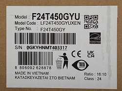 Монитор Samsung 24" F24T450GY черный IPS LED 16:10 DVI HDMI M/M матовая HAS Piv 250cd 178гр/178гр 1920x1200 75Hz DP FHD USB 5.5кг