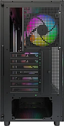 Корпус Montech XR Wood черный без БП ATX 9x120mm 4x140mm 2xUSB3.0 audio bott PSU