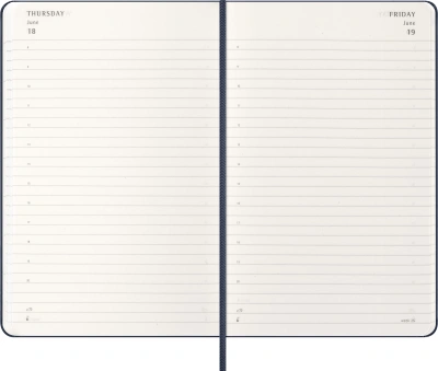 Ежедневник Moleskine CLASSIC Large 130х210мм 400стр. синий сапфир