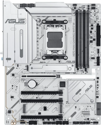 Материнская плата Asus X870 MAX GAMING WIFI7 W SocketAM5 AMD X870 4xDDR5 ATX AC`97 8ch(7.1) 2.5Gg RAID+HDMI