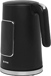 Чайник электрический Vitek VT-1162 1.7л. 2200Вт черный корпус: металл/пластик