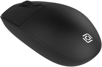Мышь Оклик 201MW черный оптическая 1600dpi беспров. USB 4but (2070318)