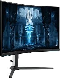 Монитор Samsung 32" Odyssey Neo G8 S32BG850NMXUE белый VA LED 1ms 16:9 HDMI полуматовая HAS Piv 350cd 178гр/178гр 3840x2160 240Hz DP 4K USB 8.9кг