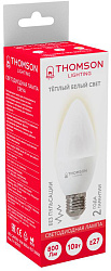 Лампа светодиодная Thomson TH-B2023 10Вт цок.:E27 свеча 220B св.свеч.бел.теп. Candle (упак.:1шт)