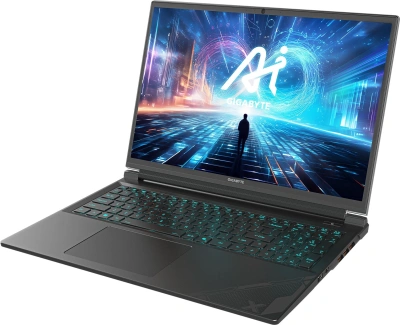 Ноутбук Gigabyte G6X Core i7 13650HX 16Gb SSD1Tb NVIDIA GeForce RTX4060 8Gb 16" IPS FHD+ (1920x1200) Windows 11 Home grey WiFi BT Cam 7300mAh (9KG-43KZ854SH)