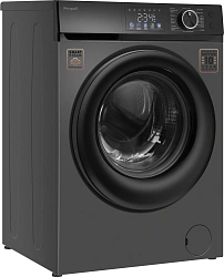 Стиральная машина Weissgauff WM 45127 Steam Color Touch класс: A+++ загр.фронтальная макс.:7кг темно-серебристый инвертор