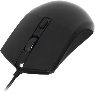 Мышь Оклик 207M черный оптическая 2400dpi USB 4but (1474598)