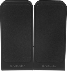 Колонки Defender SPK-225 2.0 черный 4Вт портативные