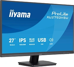 Монитор Iiyama 27" ProLite XU2793HSU-B7 черный IPS LED 16:9 HDMI M/M матовая 300cd 178гр/178гр 1920x1080 100Hz DP FHD USB 3.8кг
