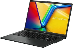 Ноутбук Asus Vivobook Go 15 E1504GA-BQ561 N-series N100 8Gb eMMC256Gb Intel UHD Graphics 15.6" IPS FHD (1920x1080) без ОС black WiFi BT Cam (90NB0ZT2-M00Y00)