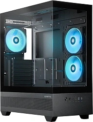 Корпус Chieftec Vista черный без БП ATX 3x120mm 1xUSB2.0 1xUSB3.0 1xUSB3.1 audio bott PSU
