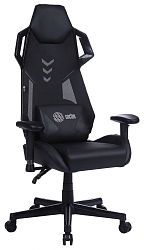 Кресло игровое Cactus CS-CHR-090BL черный экокожа/сетка крестов. нейлон