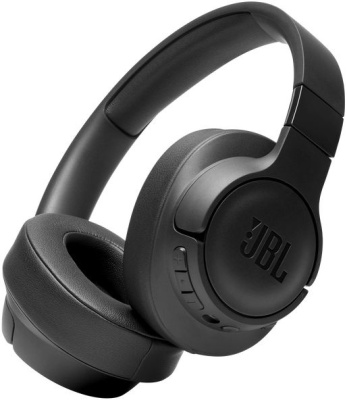 Гарнитура мониторные JBL Tune 760NC 1.2м черный беспроводные bluetooth оголовье (JBLT760NCBLK)