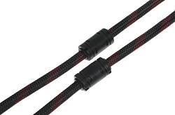 Кабель соединительный аудио-видео Premier 5-813R HDMI (m)/HDMI (m) 3м. феррит.кольца черный/красный (5-813R 3.0)