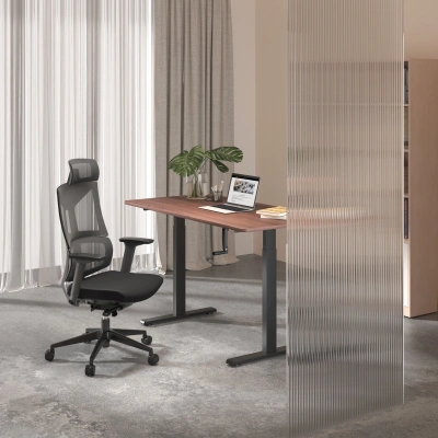 Подстолье Cactus CS-MDF-BK механическое черный каркас черный 60x118x133см (CS-MDF-BK)