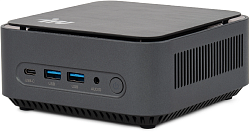 Неттоп IRU 110ALCN N100 (0.8) 8Gb SSD256Gb UHDG Windows 11 Pro GbitEth WiFi BT 30W черный (2012495)