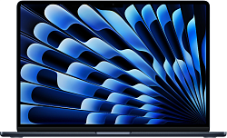 Ноутбук Apple MacBook Air A3241 M4 10 core 16Gb SSD256Gb/10 core GPU 15.3" Liquid Retina (2880x1864) macOS midnight WiFi BT Cam (MW1L3ZP/A)