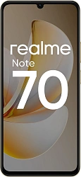 Смартфон Realme RMX5313 Note 70 128Gb 6Gb золотой моноблок 3G 4G 6.7" 720x1600 Android 15 13Mpix 802.11 a/b/g/n/ac NFC GPS GSM900/1800 GSM1900 Protect