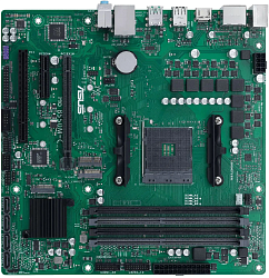 Материнская плата Asus PRO B550M-C/CSM Soc-AM4 AMD B550 4xDDR4 mATX AC`97 8ch(7.1) GbLAN RAID+HDMI+DP