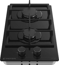 Газовая варочная поверхность Meferi Glass Light MGH302 черный