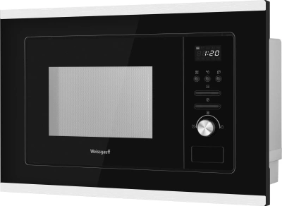 Микроволновая печь Weissgauff BMWO-207 Grill 20л. 800Вт черный/нержавеющая сталь (встраиваемая)