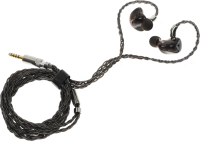 Наушники внутриканальные Fiio FA19 1.2м черный проводные в ушной раковине