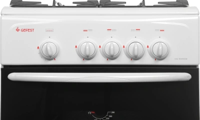 Плита Газовая Gefest CG 50М02 К73 белый (без крышки) реш.чугун