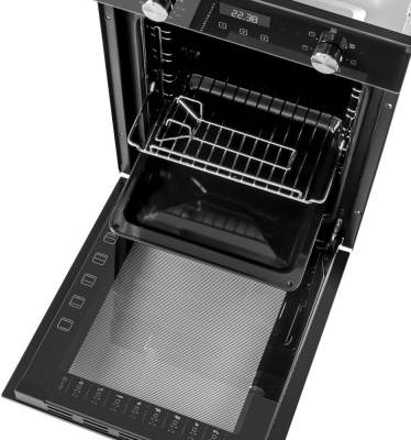 Духовой шкаф Электрический Maunfeld EOEM516B черный