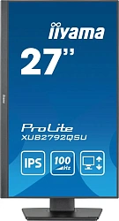 Монитор Iiyama 27" ProLite XUB2792QSU-B6 черный IPS LED 0.4ms 16:9 HDMI M/M матовая HAS Piv 250cd 178гр/178гр 2560x1440 100Hz DP Quad HD 2K (1440p) USB 6.1кг