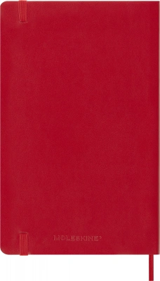 Ежедневник Moleskine CLASSIC SOFT Large 130х210мм 400стр. мягкая обложка красный