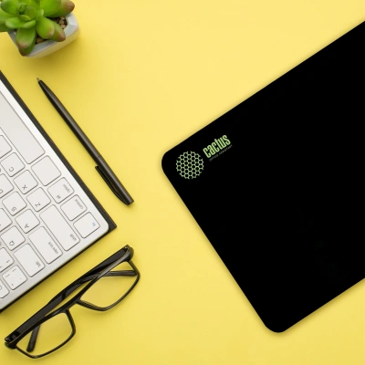 Коврик для мыши Cactus Black черный 300x250x2мм (CS-MPC-P01M)