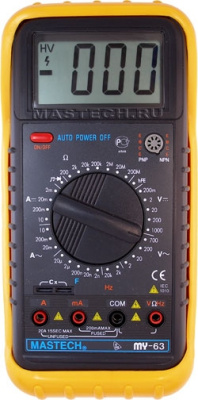 Мультиметр Mastech MY63 цифровой зеленый/черный (13-2051)