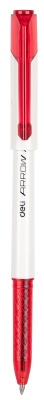 Ручка шариков. Deli Arrow EQ23-RD белый/красный d=0.7мм красн. черн. (1шт)