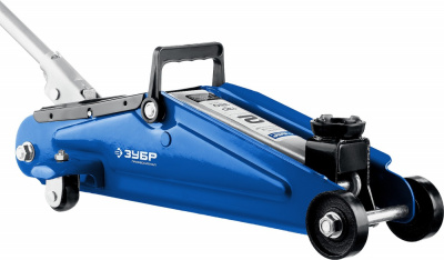 Домкрат Зубр Профессионал T50 подкатной гидравлический синий (43052-2)