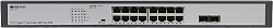 Коммутатор Origo OS2218FP/200W OS2218FP/200W/A1A (L2) 16x1Гбит/с 2SFP 16PoE+ 250W неуправляемый