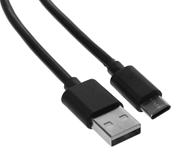 Кабель Buro BU-USB-AC-1M USB A (m)-USB Type-C (m) 1м черный