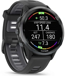 Смарт-часы Garmin Forerunner 970 47мм 1.4" AMOLED корп.черный рем.черный (010-02969-10)