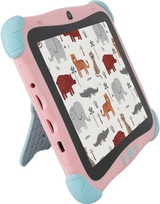 Планшет Digma Kids A8 SC9863A (1.6) 8C RAM2Gb ROM32Gb 8" IPS 1280x800 4G 1Sim Android 11.0 Go розовый 2Mpix 0.3Mpix BT WiFi microSD 512Gb 3000mAh