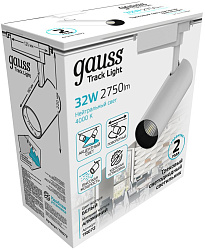 Светильник Gauss TR072 4000K цв.св.:белый нейтральный белый