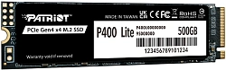 Накопитель SSD Patriot PCIe 4.0 x4 500GB P400LP500GM28H P400 Lite M.2 2280