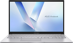 Ноутбук Asus Vivobook 15 X1504MA-BQ056 Core 3 304 8Gb SSD512Gb Intel Graphics 15.6" IPS FHD (1920x1080) без ОС silver WiFi BT Cam (90NB17I2-M01360)