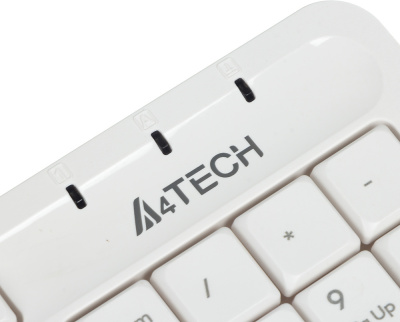 Клавиатура A4Tech Fstyler FK10 белый/серый USB (FK10 WHITE)