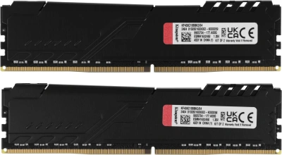 Память DDR4 2x32Gb 3600MHz Kingston KF436C18BBK2/64 Fury Beast Black RTL Gaming PC4-28800 CL18 DIMM 288-pin 1.35В dual rank с радиатором Ret