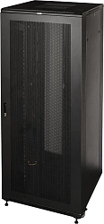 Шкаф серверный Lanmaster (TWT-CBB-47U-8X10-P1) напольный 47U 800x1000мм пер.дв.перфор. задн.дв.перфор.2-хст. 2 бок.пан. 800кг черный 926мм 131.2кг 2277мм IP20 металл