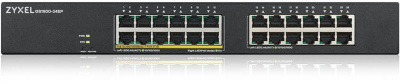 Коммутатор Zyxel GS1900-24EP-EU0101F (L2) 24x1Гбит/с 12PoE+ 130W управляемый